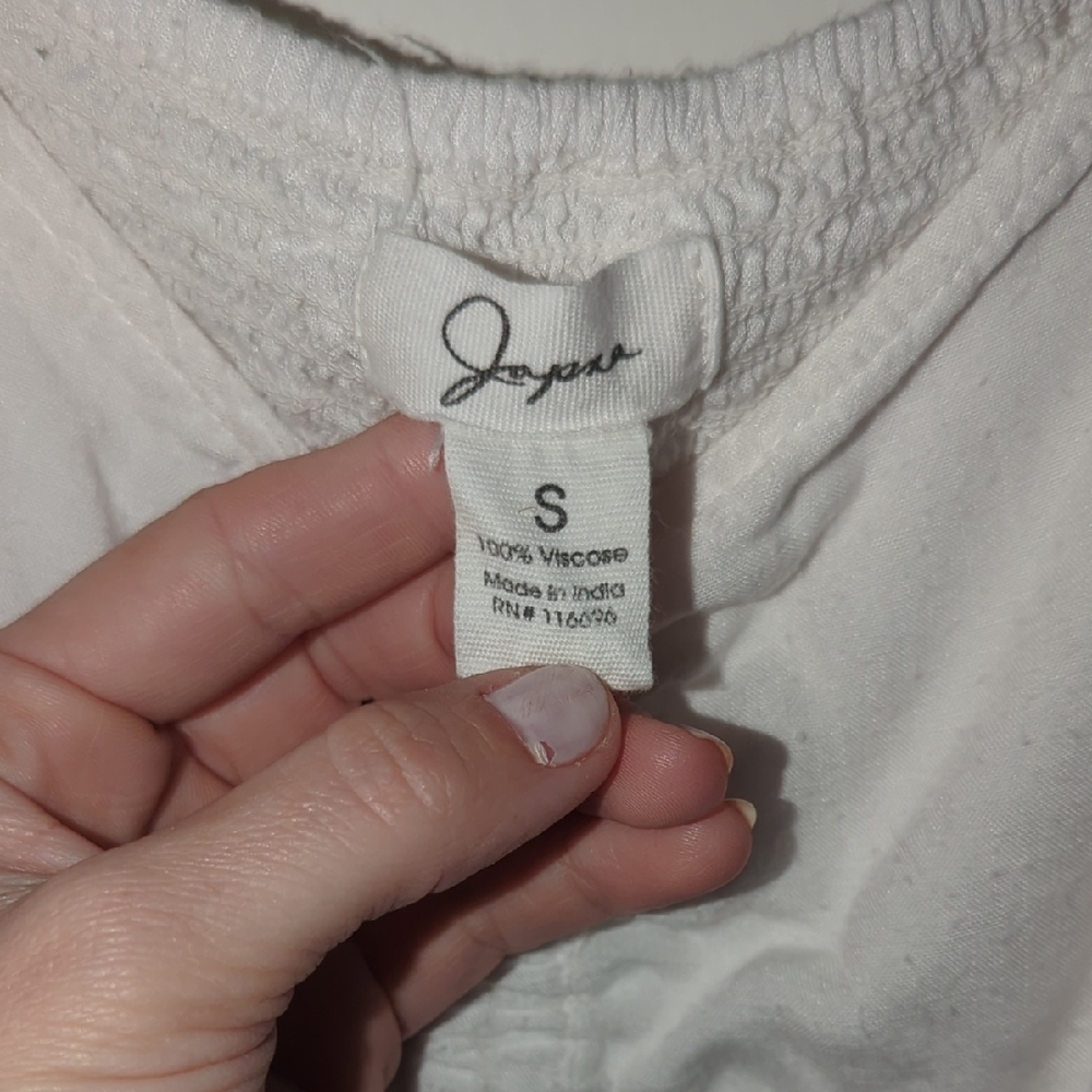 White Ruched Top - Picture 3 of 3